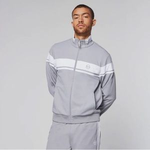 Men’s Sergio Tacchini Grey | White Casual Tracksuit NWT