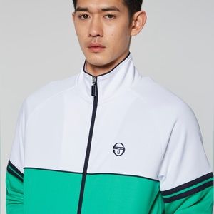 Men’s Sergio Tacchini White | Green | Navy Casual Tracksuit NWT