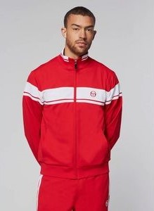 Men’s Sergio Tacchini Red | White Casual Tracksuit NWT