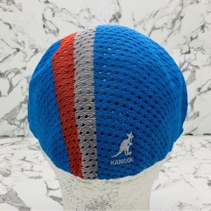 Men's Kangol Blue | Red | Grey Mesh Stripe 504 Hats NWT