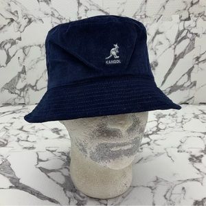 Men's Kangol Navy Corduroy Lahinch Bucket Hat NWT