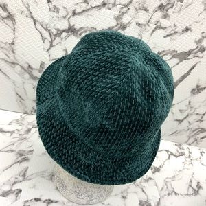 Men's Kangol Velour Slub Green | White Casual Bucket Hat NWT