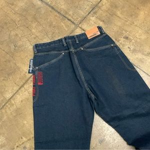 Men's Phat Farm Dk Blue | Red Denim Pants NWT