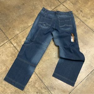 Men's Phat Farm Dk Blue Sandblast Denim Pants NWT