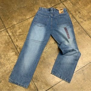 Men's Phat Farm Mid Blue Sandblast Denim Pants NWT