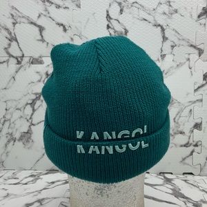 Men's Kangol Sliced Peak Teal Casual Beanies NWT