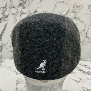 Men's Kangol Charcoal Grey Wool Mixed 504 Hat NWT