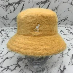 Men's Kangol Lahinch Furgora Yellow Casual Bucket Hats NWT