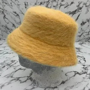 Men's Kangol Lahinch Furgora Yellow Casual Bucket Hats NWT