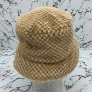 Men's Kangol Lahinch Brown | Cream Faux Fur Bucket Hat NWT