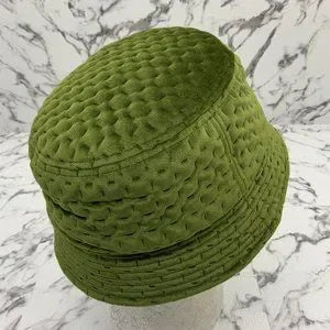 Men's Kangol Olive Green Dash Quilted Bin w/Ear Flaps Bucket Hat NWT