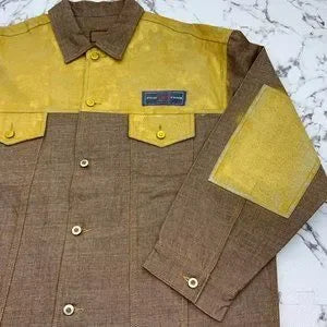 SOLD OUT Men's Phat Farm Brown | Wheat Casual Denim Jacket NWT