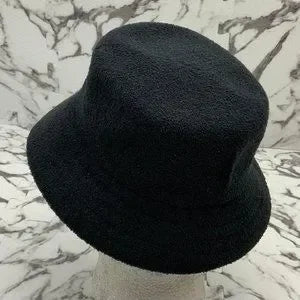 Men's Kangol Faded Black Terry Cloth Bermuda Bucket Hat NWT