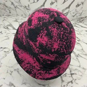 Men's Kangol Black | Hot Pink Airbrush Casual Bucket Hats NWT