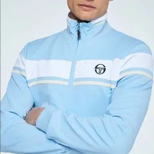 Men's Sergio Tacchini Powder Blue | White | Pearl Casual Tracksuit Set NWT