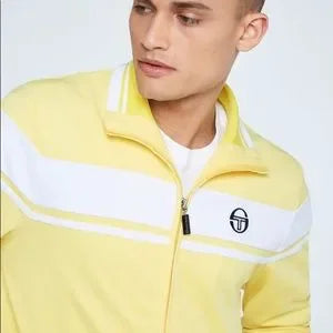 Men’s Sergio Tacchini Lemon | White Casual Tracksuit NWT