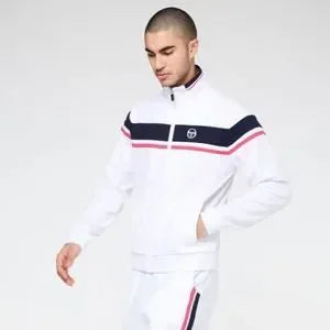 Men’s Sergio Tacchini White | Purple | Pink Casual Tracksuit NWT