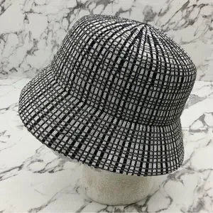 Men's Kangol Prep Plaid Black | Grey | White Lahinch Bucket Hat NWT