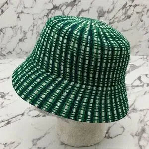 Men's Kangol Prep Plaid Navy | Green | White Lahinch Bucket Hat NWT