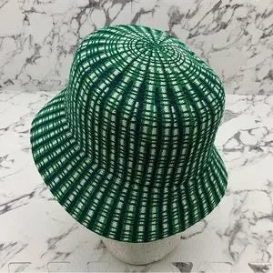 Men's Kangol Prep Plaid Navy | Green | White Lahinch Bucket Hat NWT