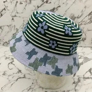 Men's Kangol Nature Flip Sky Blue | Lavender | Green Bucket Hat NWT