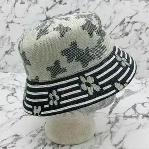 Men's Kangol Nature Flip Lt Grey | White Charcoal Bucket Hat NWT