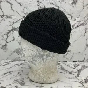 Men's Kangol Black Cardinal 2 Way Cuff Pull On Casual Beanies NWT