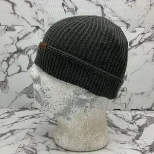 Men's Kangol Charcoal Grey Squad Fuly Finished Pull On Beanie NWT