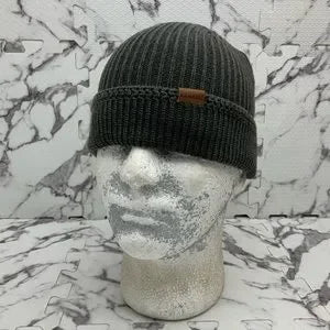 Men's Kangol Charcoal Grey Squad Fuly Finished Pull On Beanie NWT