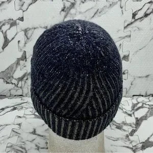 Men's Kangol Cuff Pull On Navy | White Casual Beanies NWT