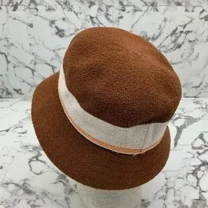 Men's Kangol Bermuda Stripe Brown | Bone | Peach Casual Bucket Hats NWT