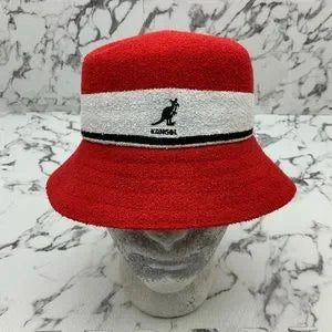 SOLD OUT Men's Kangol Red | White | Black Bermuda Stripe Bucket Hat NWT