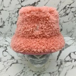 Men's Kangol Peachy Pink Faux Utility Bucket Hat NWT