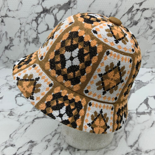 Kangol Arts & Crafts Peach Brown White Black Casual Bucket