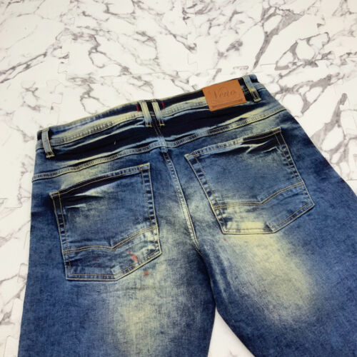 Men's Fashion Vintage Blue Denim Short