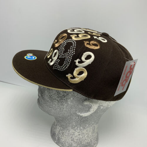 Gino Green Global Brown Cream Studded 59FIFTY Hat