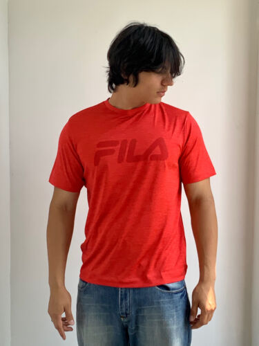 Men's Fila Red Short Sleeve Tee Shirt