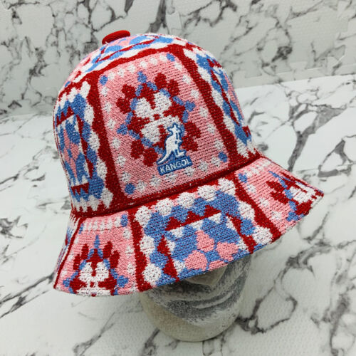 Kangol Arts & Crafts Red Lt Blue White Pink Casual Bucket