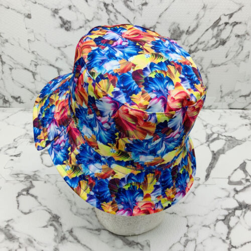 Kangol Floral Rev Blue Yellow Red Lahinch Bucket Hat