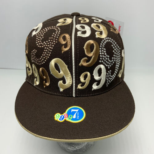 Gino Green Global Brown Cream Studded 59FIFTY Hat