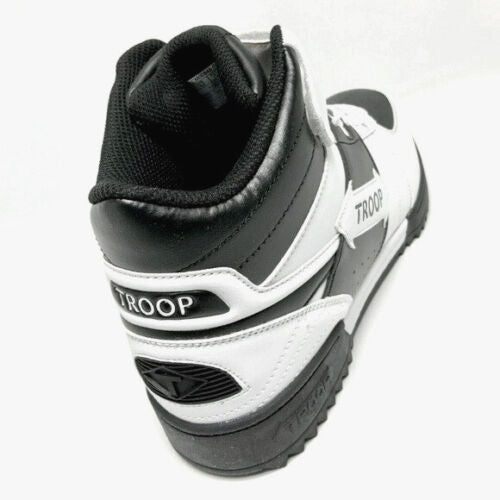 Men's Troop Crown Ripple Black White High-Top Sneakers