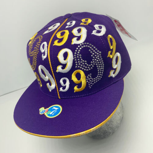 Gino Green Global Purple Yellow Studded 59FIFTY Hat