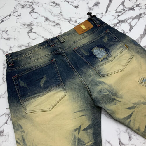 Men’s Fashion Dark Blue Vintage Denim Shorts