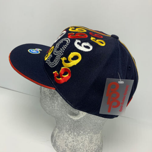 Gino Green Global Navy Yellow Red Studded 59FIFTY Hat