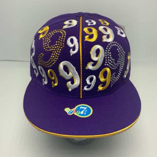 Gino Green Global Purple Yellow Studded 59FIFTY Hat