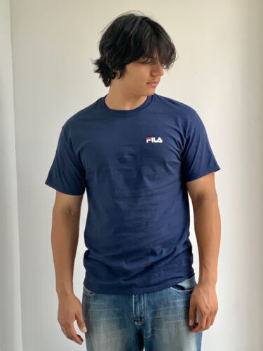 Men's Fila Navy Short Sleeve Tee Shirt