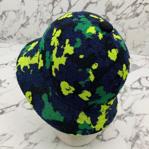 Kangol Nature Camo Navy Green Black Lime Casual Bucket