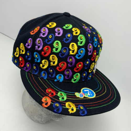 Gino Green Global Black Rinestone Multicolor 59FIFTY Hat