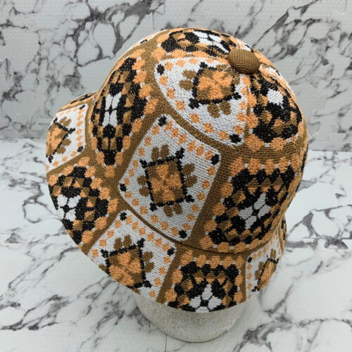 Kangol Arts & Crafts Peach Brown White Black Casual Bucket