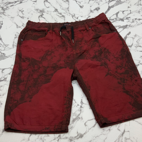 Men's Burgundy Fashion Denim Short